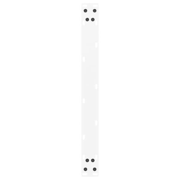 vidaXL sofabordben U-formet 2 stk. 60x(30-31) cm stål hvid