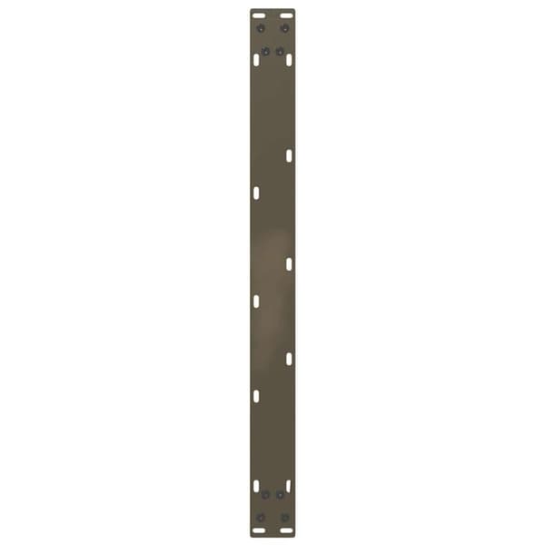 vidaXL Soffbordsben U-formade 2 st naturstål 70x(42-43) cm stål