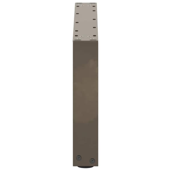 vidaXL sofabordben U-formet 2 stk. naturstål 60x(30-31) cm stål