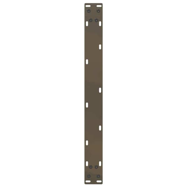 vidaXL sofabordben U-formet 2 stk. naturstål 60x(30-31) cm stål