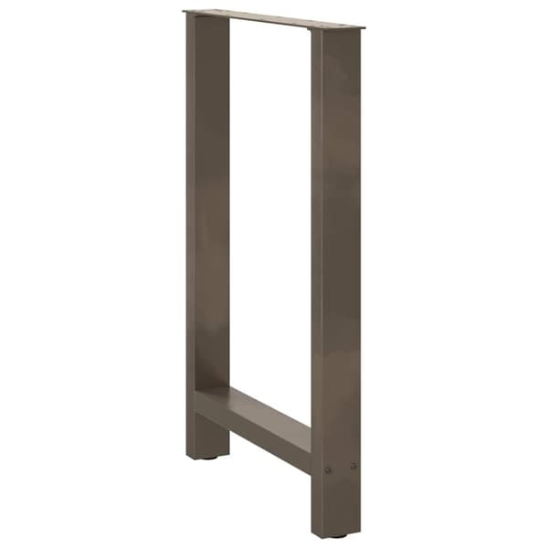 vidaXL sofabordben naturstål 2 stk. 60x(90-91) cm stål