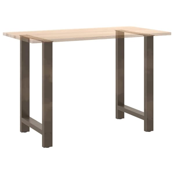 vidaXL sofabordben naturstål 2 stk. 60x(90-91) cm stål