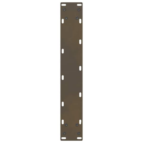 vidaXL sofabordben naturstål 2 stk. 50x(90-91) cm stål