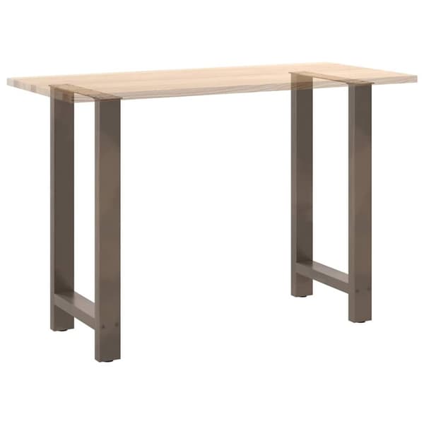 vidaXL sofabordben naturstål 2 stk. 50x(90-91) cm stål