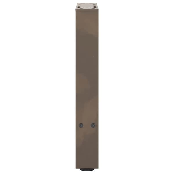 vidaXL sofabordben naturstål 2 stk. 28x(42-43) cm stål