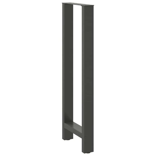 vidaXL sofabordben 2 stk. 40x(110-111) cm stål antracitgrå