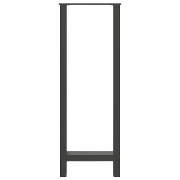 vidaXL sofabordben 2 stk. 40x(110-111) cm stål antracitgrå