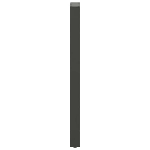vidaXL sofabordben 2 stk. 40x(110-111) cm stål antracitgrå
