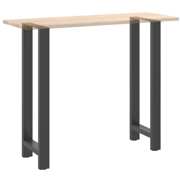 vidaXL sofabordben 2 stk. 40x(110-111) cm stål antracitgrå