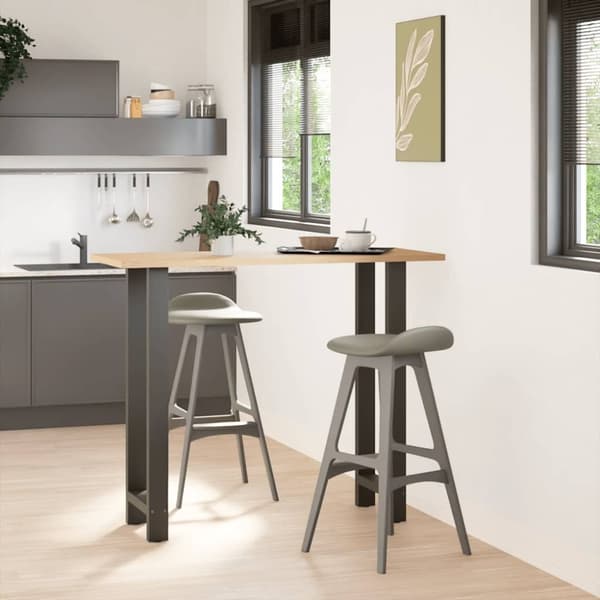vidaXL sofabordben 2 stk. 40x(110-111) cm stål antracitgrå