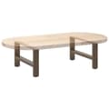 Miniatyrbillede 9 af 11: vidaXL sofabordben naturstål 2 stk. 60x(30-31) cm stål