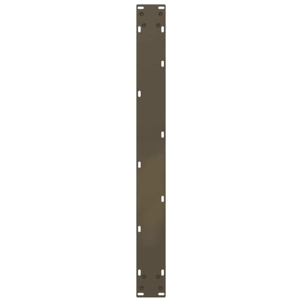 vidaXL Spisebordsben U-formet 2 stk. naturstål 80x(72-73) cm stål