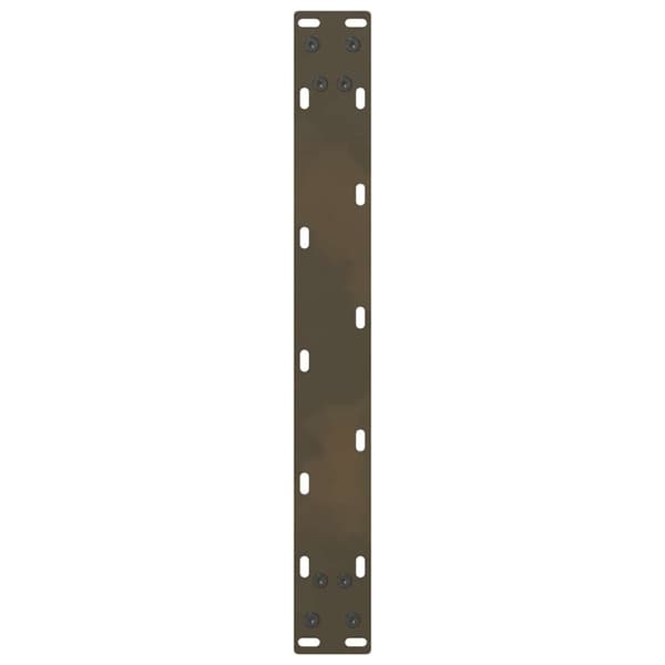 vidaXL Soffbordsben naturstål 2 st 70x(42-43) cm stål