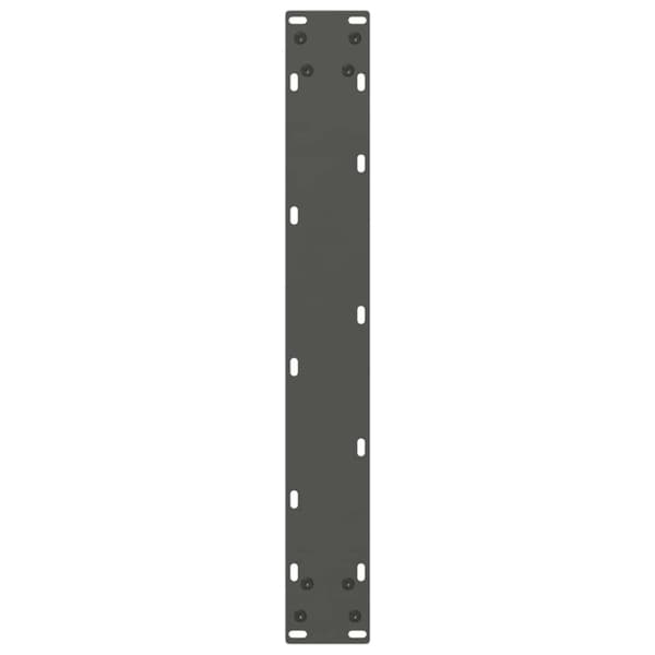 vidaXL Spisebordben U-formet 2 stk naturell 70x(72-73) cm stål