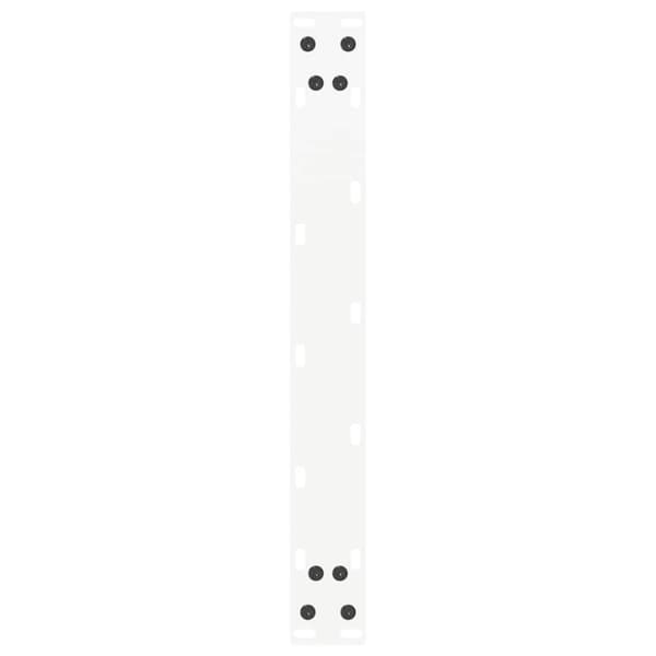 vidaXL sohvapöydän jalat U-muotoiset 2 kpl Valkoinen 50x(42-43) cm