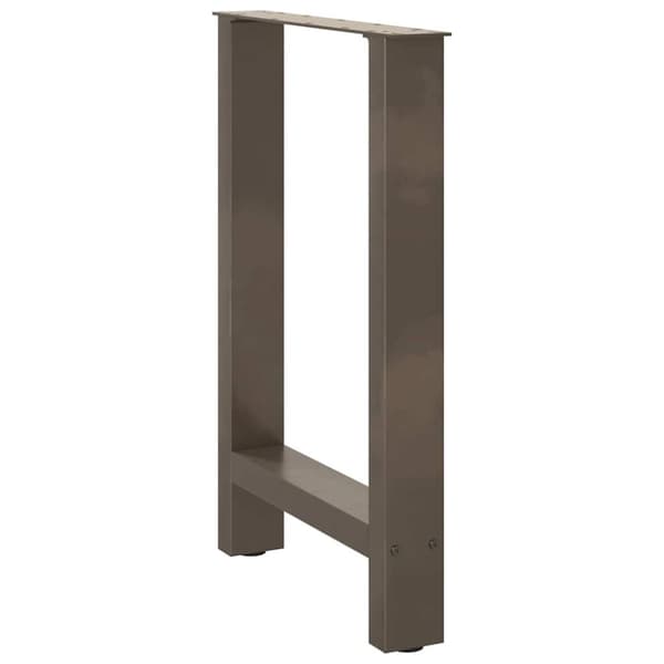 vidaXL sofabordben naturstål 2 stk. 60x(72-73) cm stål