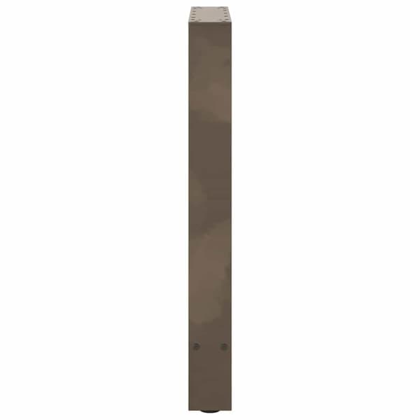 vidaXL sofabordben naturstål 2 stk. 60x(72-73) cm stål