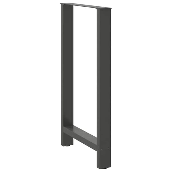 vidaXL Soffbordsben antracit 2 st 60x(100-101) cm stål