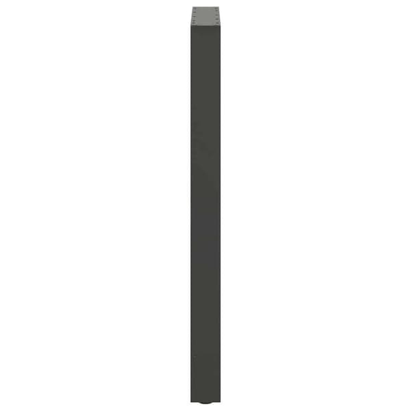 vidaXL Soffbordsben antracit 2 st 60x(100-101) cm stål