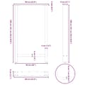 Miniatyrbild 10 av 10: vidaXL Soffbordsben antracit 2 st 60x(100-101) cm stål