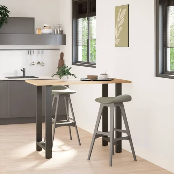 vidaXL Soffbordsben antracit 2 st 60x(100-101) cm stål