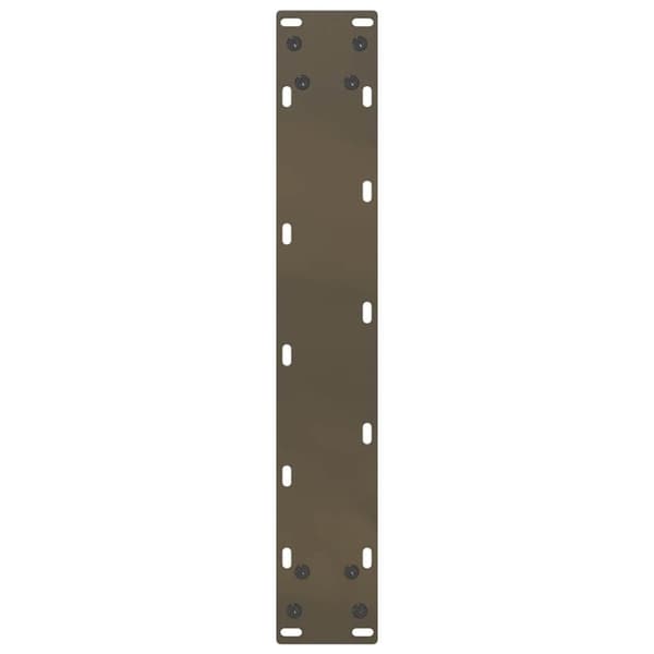 vidaXL Soffbordsben U-formade 2 st naturstål 50x(90-91) cm stål