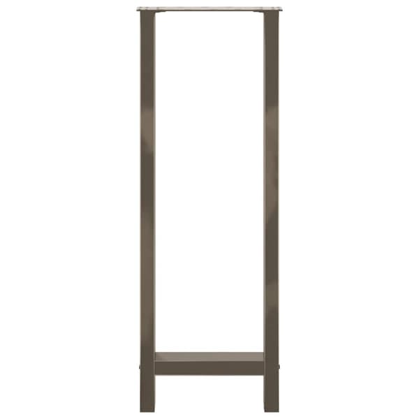 vidaXL sofabordben naturstål 2 stk. 40x(110-111) cm stål