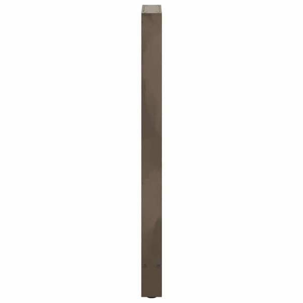 vidaXL sofabordben naturstål 2 stk. 40x(110-111) cm stål