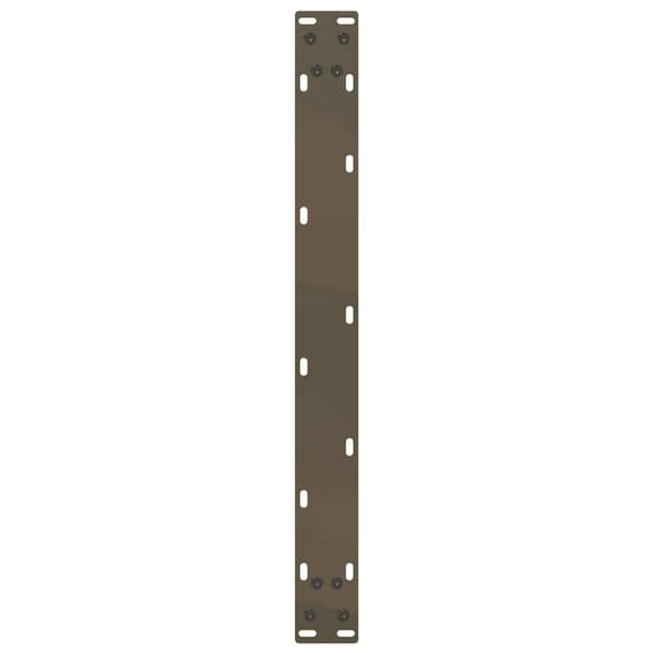 vidaXL Salongbordben U-formet 2 stk naturstål 70 x (30-31) cm stål