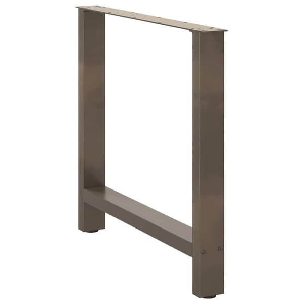 vidaXL sofabordben naturstål 2 stk. 70x(72-73) cm stål