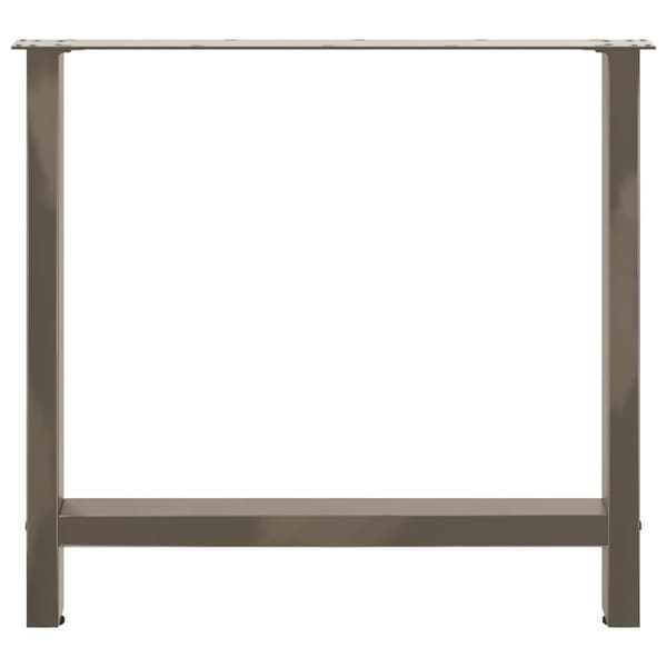 vidaXL sofabordben naturstål 2 stk. 70x(72-73) cm stål