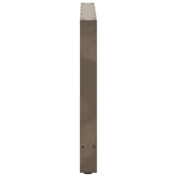 vidaXL sofabordben naturstål 2 stk. 70x(72-73) cm stål