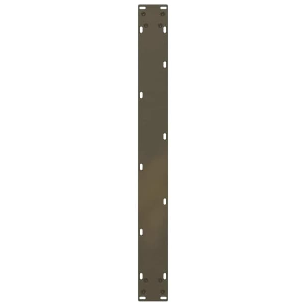 vidaXL Soffbordsben U-formade 3 st naturstål 90x(72-73) cm stål
