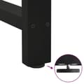 Pikkukuva 9 / 10: vidaXL sofabordben 2 stk. 50x(110-111) cm stål sort