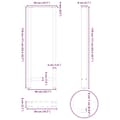 Pikkukuva 10 / 10: vidaXL sofabordben 2 stk. 50x(110-111) cm stål sort