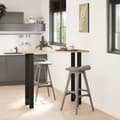 Pikkukuva 2 / 10: vidaXL sofabordben 2 stk. 50x(110-111) cm stål sort
