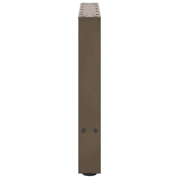 vidaXL Soffbordsben naturstål 2 st 50x(42-43) cm stål