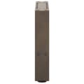Pikkukuva 7 / 11: vidaXL Sohvapöydän jalat, luonnonvärinen teräs, 2 kpl, 40 x (30-31) cm, teräs