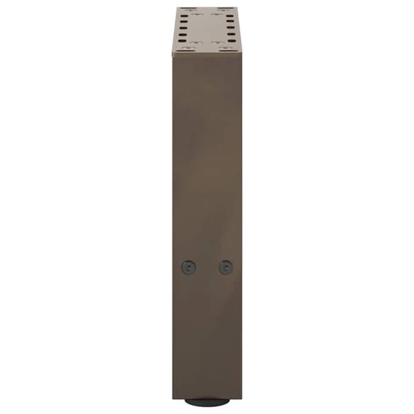 vidaXL Sohvapöydän jalat, luonnonvärinen teräs, 2 kpl, 40 x (30-31) cm, teräs