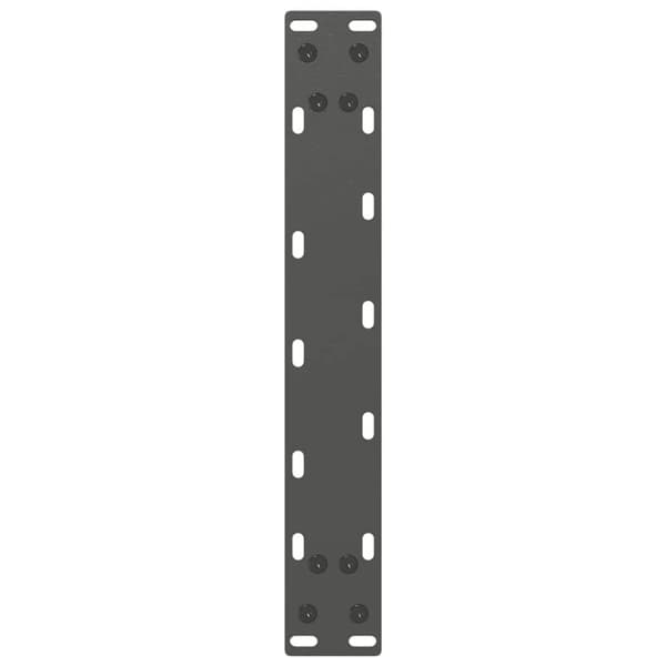 vidaXL Soffbordsben U-formade 2 st antracit 40x(30-31) cm stål