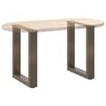 Miniatyrbillede 8 af 10: vidaXL sofabordben U-formet 2 stk. naturstål 38x(42-43) cm stål