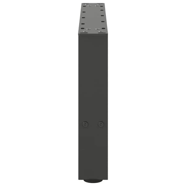 vidaXL Sohvapöydän jalat antrasiitti 2 kpl 50x(30-31) cm teräs