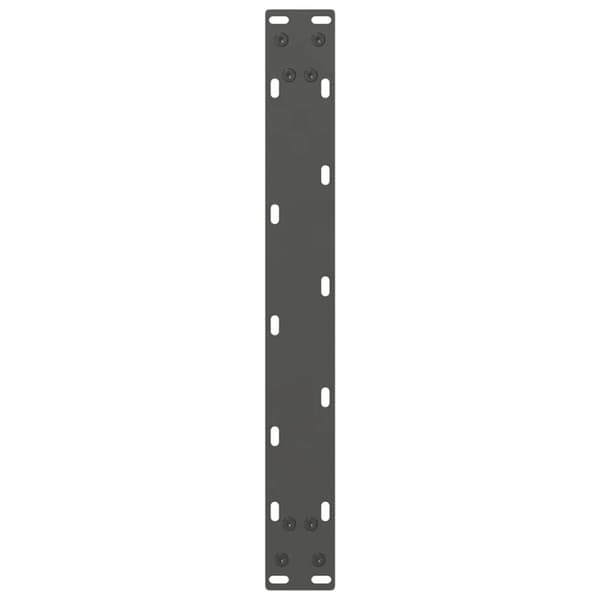 vidaXL Sohvapöydän jalat antrasiitti 2 kpl 50x(30-31) cm teräs