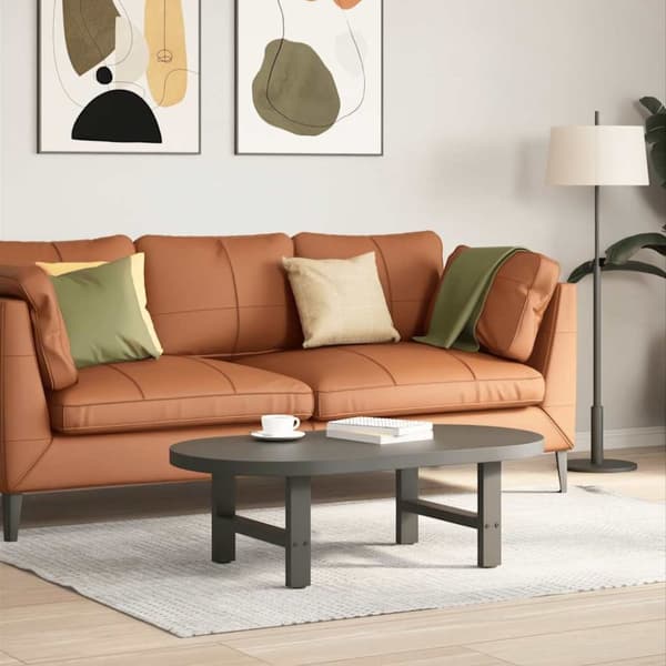 vidaXL Sohvapöydän jalat antrasiitti 2 kpl 50x(30-31) cm teräs