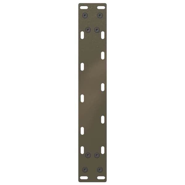 vidaXL Soffbordsben U-formade 2 st naturstål 28x(42-43) cm stål
