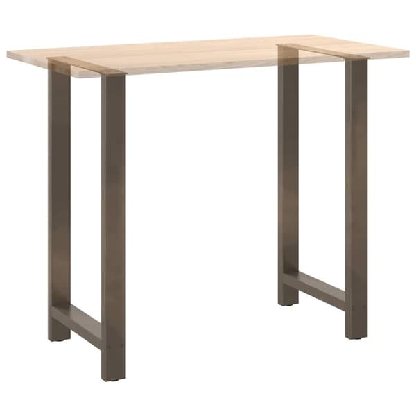 vidaXL sofabordben naturstål 2 stk. 60x(110-111) cm stål