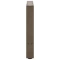 Pikkukuva 6 / 10: vidaXL Sohvapöydän jalat, luonnonvärinen teräs, 2 kpl, 60 x (42-43) cm, teräs