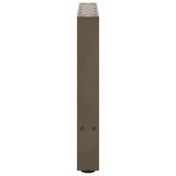 vidaXL Sohvapöydän jalat, luonnonvärinen teräs, 2 kpl, 60 x (42-43) cm, teräs