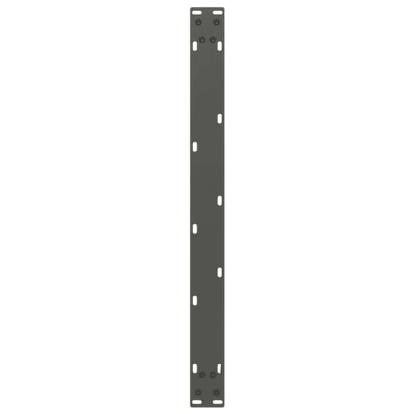 vidaXL Salongbordben U-formet 2 stk antrasitt 60x(42-43) cm stål