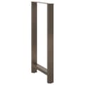 Miniatyrbilde 4 av 10: vidaXL Barbordben naturstål 2 stk 60x(110-111) cm stål